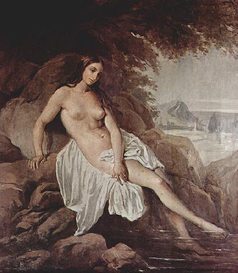 Francesco Hayez Badende Germany oil painting art